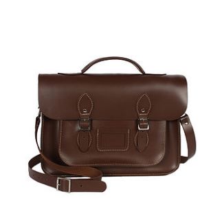 leather briefcase collection, small by bohemia
