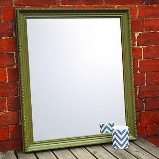 hand painted wall mirror by reloved vintage