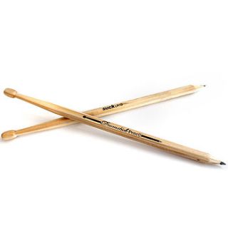 set of two drumstick pencils by all things brighton beautiful