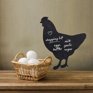 chicken write and erase wall sticker by sirface graphics