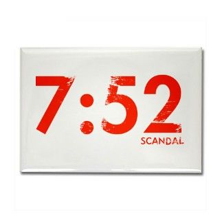 Seven Fifty Two Rectangle Magnet by ScandalTV