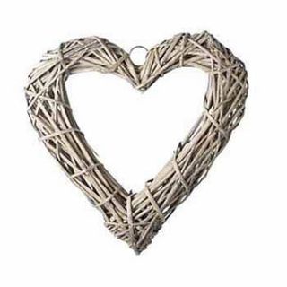 small grey willow heart wreath by the country heart store