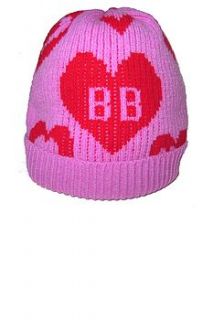 valentines gift personalised knit beanie by one woman collective