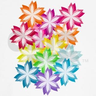 2013_08_27   Rainbow Flowers Shirt by ADMIN_CP113218140