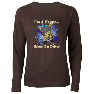 Happy School Bus Driver T Shirt by vickyniki