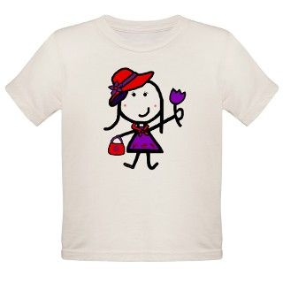 Girl & Red Hat Tee by littlelizzy