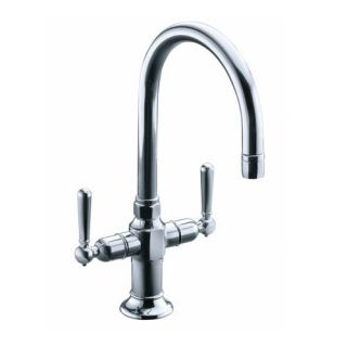 Hirise Stainless Two Handle Bar Sink Faucet
