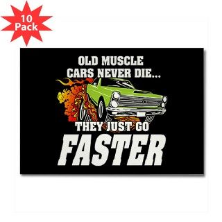 Old Muscle Cars Never Die Rectangle Magnet (10 pac by insideout_tees