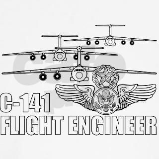 C 141 Flight Engineer T Shirt by DGTP
