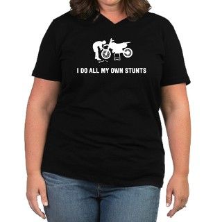 Dirt Bike Mechanic Womens Plus Size V Neck Dark T by WhatJob2