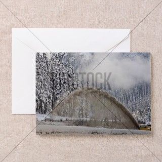 Highway Snow Blower Greeting Card by Admin_CP70839509