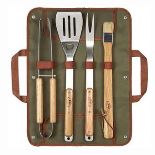 barbecue tool set with carry case by mr mcgregors