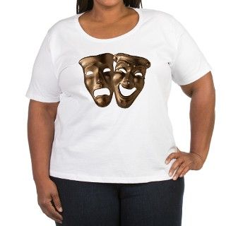 Comedy/Tragedy Masks T Shirt by artivity