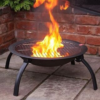 bbq firepit bowl by posh garden furniture