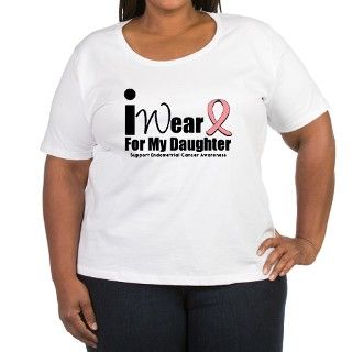 Endometrial/Uterine Cancer T Shirt by gifts4awareness