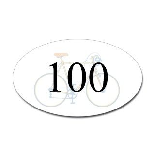 Century Ride Oval Decal by lifesbeengood