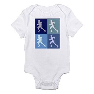 Cross Country (blue boxes) Infant Bodysuit by passionshop