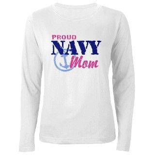 Proud Navy Mom T Shirt by wethetees