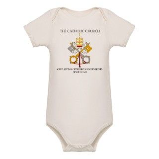 The Catholic Church Baby Bodysuit (Organic) by TraditionEcclesiasticalTailoring