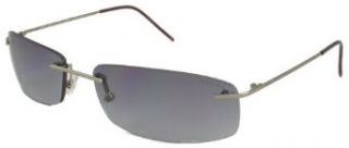 Ralph Lauren Sunglasses 7500/S 6LB, Ruthenium Silver/ Fade Gray Flash Lenses Clothing