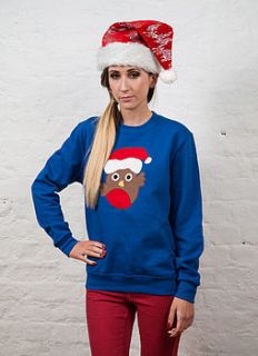 women's christmas robin jumper by not for ponies