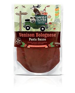 pack of eight venison bolognese by david & oliver foods