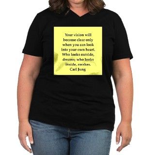Carl Jung quotes Womens Plus Size V Neck Dark T S by psychologyquotes