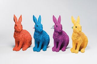 rabbit money box by i love retro