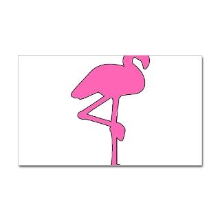 Pink Flamingo Rectangle Decal by groovynetgear