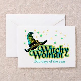 Witchy Woman 365 Greeting Cards (Pk of 10) by artegrity