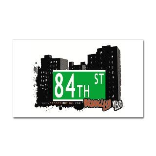 84th STREET, BROOKLYN, NYC Rectangle Decal by empirecommittee