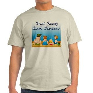 Family Vacations Ash Grey T Shirt by 4alloccasion