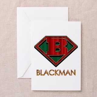 Super Blackman Greeting Cards (Pk of 10) by ajamudesigns