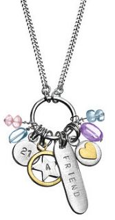 friends personalised mini necklace by chambers & beau