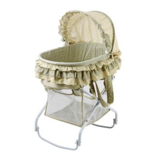 Dream On Me 2 in 1 Bassinet to Cradle in Green