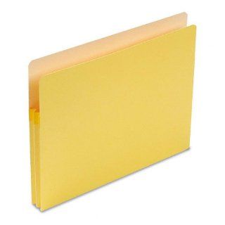 Smead 73223   1 3/4 Inch Expansion Colored File Pocket, Straight Tab, Letter, Yellow SMD73223 Computers & Accessories