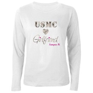 Marine Girlfriend T Shirt by military_shirts