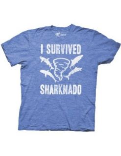 CloseoutZone Men's I Survived Sharknado  Enough Said T Shirt Clothing