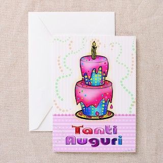 Tanti Auguri Greeting Cards (Pk of 10) by FabSpark