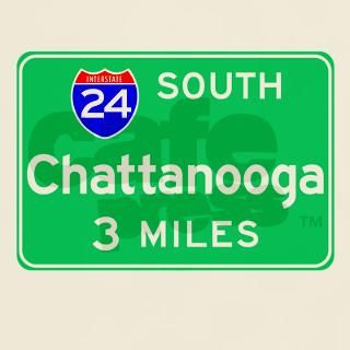 Chattanooga TN, Interstate 24 South T Shirt by thebesttees