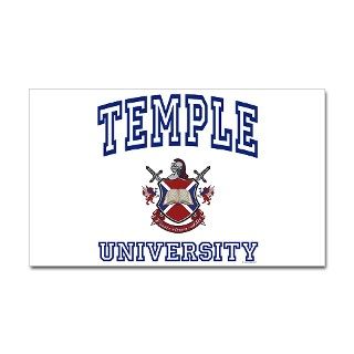 TEMPLE University Rectangle Decal by TEMPLE_edu