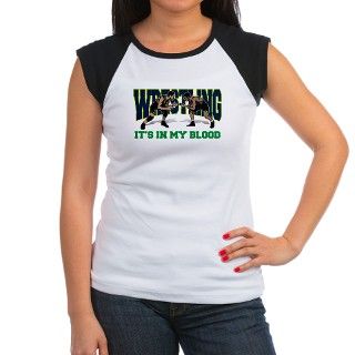 Womens Cap Sleeve Black/White T Shirt by tshirts_shop
