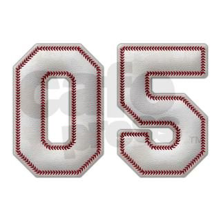 Number 05   Cool Baseball Stitches Look Necklaces by BaseballWorld