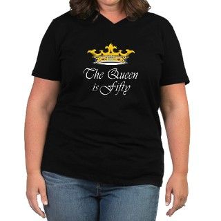 50th birthday gifts woman Womens Plus Size V Neck by tshirts_gifts