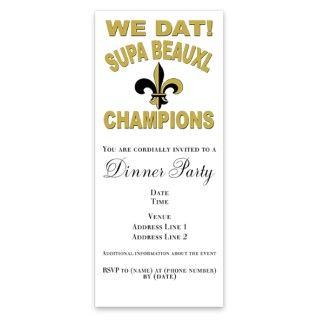 Super bowl champions saints Invitations by Admin_CP1206385