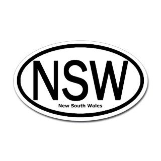 New South Wales (NSW) Oval Decal by travelstickers