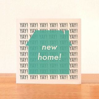 yay modern new home card by sweet oxen