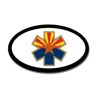 Arizona Star of Life Oval Decal by lostpups