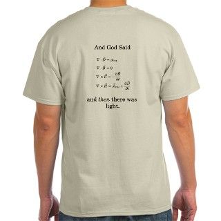 God Said Maxwells Equations T Shirt by pnkdesigns