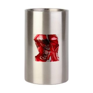 Crushed Coca Cola can cut out Bottle Wine Chiller by Admin_CP66866535